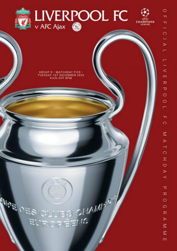 2020/21 CHAMPIONS LEAGUE - LIVERPOOL v AJAX